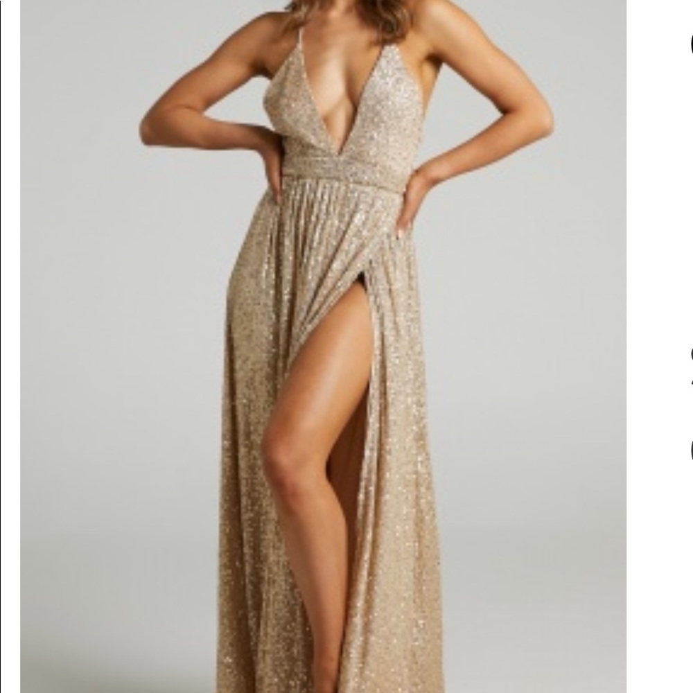 NWT prom/sequin maxi